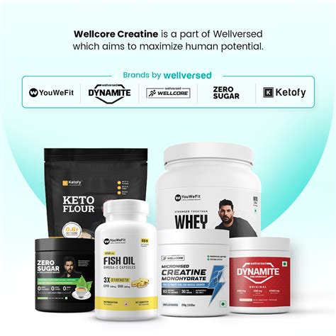 Wellcore Creatine Monohydrate Powder (307g, 83 Servings, Fruit Fusion ...