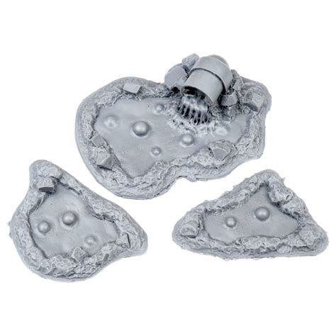 War World Gaming Industry of War 3 x Toxic Waste Cess Pits – 28mm ...