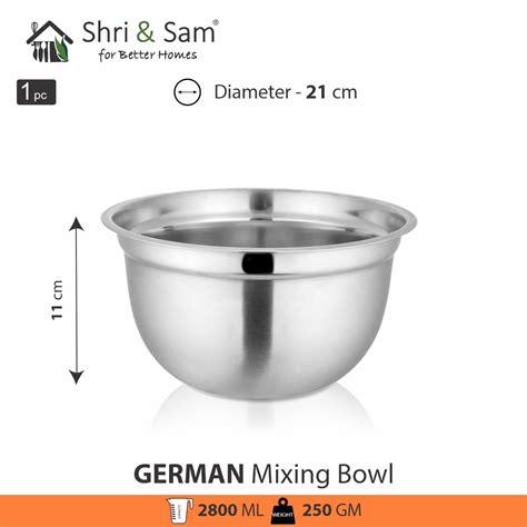 Stainless Steel Mixing Bowl German