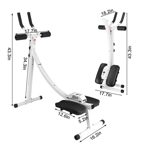 Buy BIGTREE Portable Ab Abdominal Coaster Exercise Fitness Equipment ...