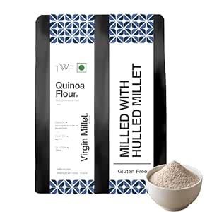 TWF Virgin Quinoa Flour 1kg pack | Quinoa Atta | Stone Ground | Gluten ...