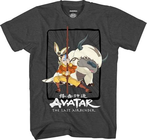 Buy Avatar: The Last Airbender Appa Aang Momo Furry Friends T-Shirt ...