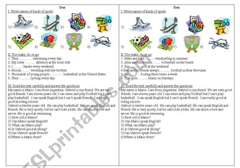 Easy Different Kinds of Sports 的图像结果