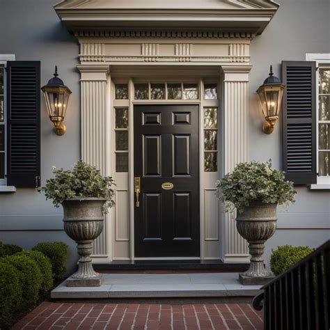 7+ Striking Exterior Front Door Trim Molding Designs to Enhance Your Home