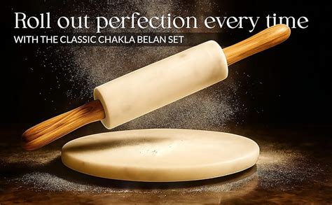 STONE SYMMETRY Premium Handcrafted Marble Chakla Belan Set | Natural ...