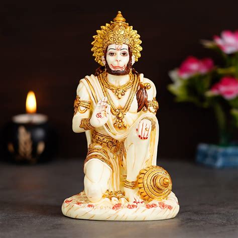 Buy SEVLIYA TRADERS Lord Hanuman Ji Statue Idols for Home Decor Hanuman ...