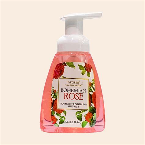Bohemian Rose Sulphate Free and Paraben Free Handwash 260ml – Nyassa