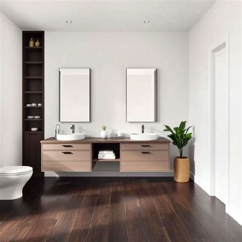 25 Dark Wood Floor Bathroom Ideas That Impress