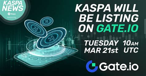 Kaspa Exchange Crowdfund Update: Listing on Gate.io — NOW LIVE — Teletype