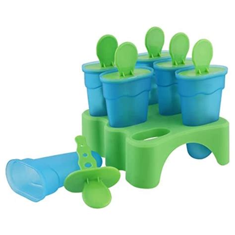 Buy Limbjal® Plastic Reusable Popsicle Molds Ice Pop Makers Ice Pop ...