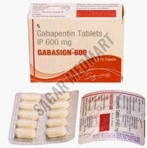 Gabasign 600mg Gabapentin Tablets Exporter, Supplier from Mumbai
