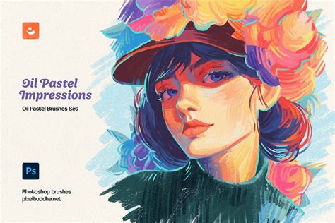 Oil Pastel Photoshop Brushes
