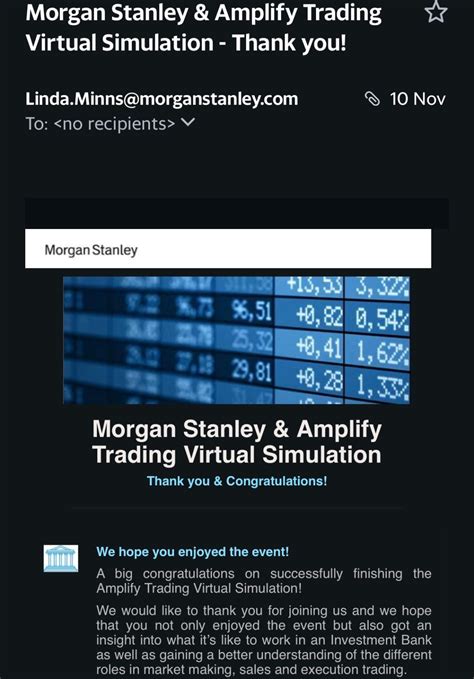 #morganstanley #amplifytrading #earlycareers #finance | Sanjana Bhourshetty