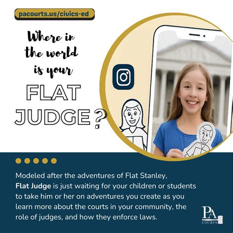 Such a creative initiative from @PACourts! 🎨 The #FlatJudge project ...