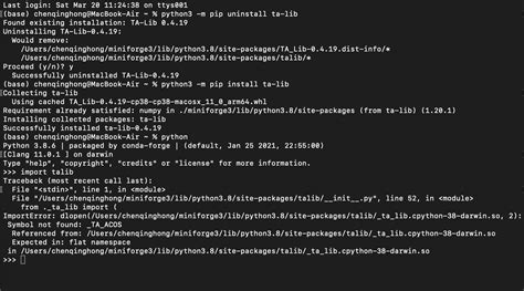 Image result for Ta Lib Python Example