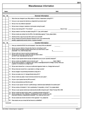 Fillable Online Blank Forms - ROR Tax Professionals Fax Email Print ...