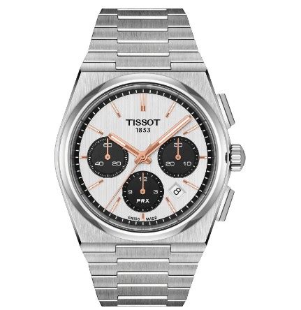 Tissot PRX Automatic Chronograph T1374271101100 analog watch for men