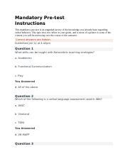 Image result for Pre Test Questions