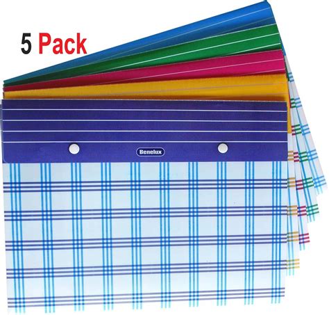 RangTeq Rang Teq PP A4 Document File Bag, Multi Colour Envelope Holder ...
