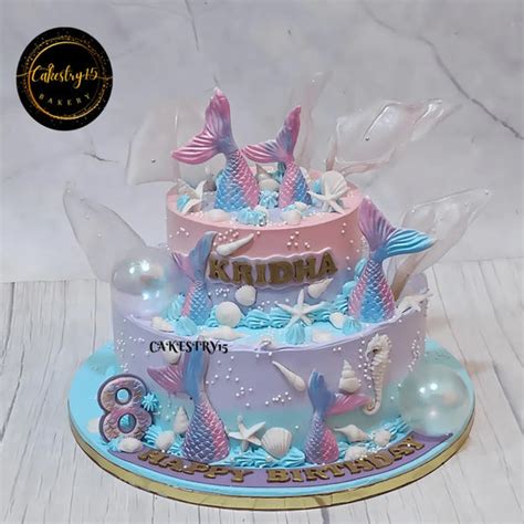Mermaid Theme Cakes in Noida | Eggless Birthday Cakes – CAKESTRY15