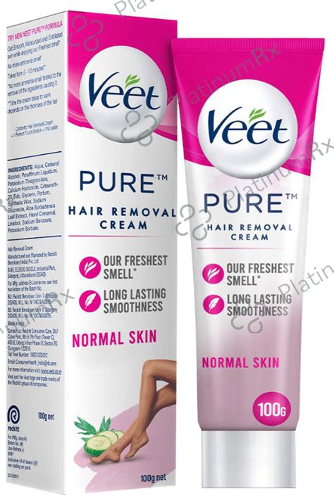 Veet Pure Hair Removal Cream 100gm – Uses, Price, Side Effects | PlatinumRx