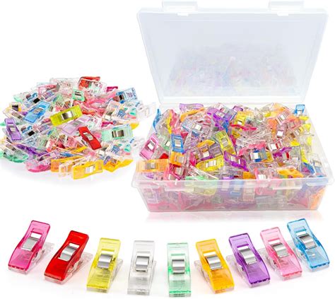 Amazon.com: Quilting Clips and Sewing Fabric Clips, KOLUPA 200 Pcs ...