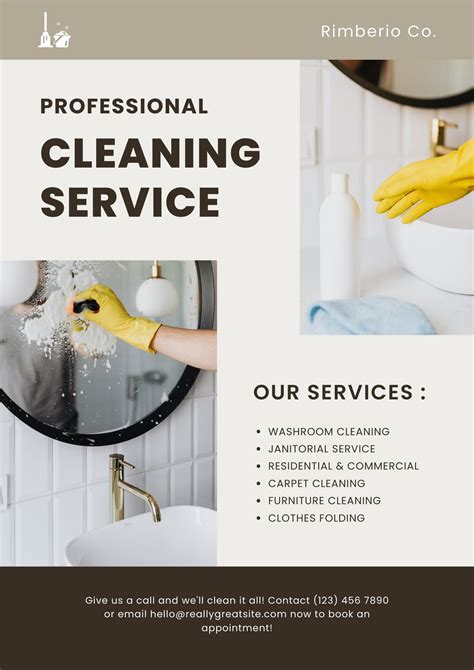 Commercial Cleaning Services Flyers