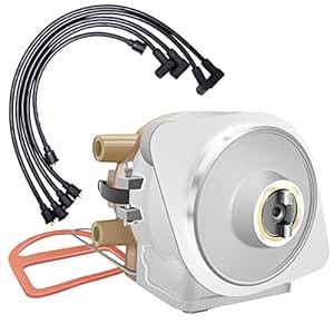 MAS Complete Tractor Distributor + Spark plug Wire Set Replacement for ...