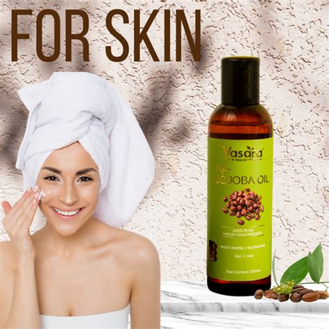 Cold Pressed Jojoba Oil 200ml | For Skin, Hair & Consumption – VASARA OILS