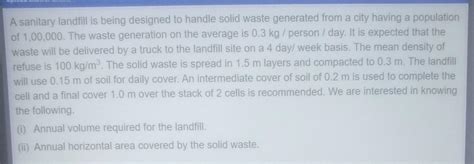 Image result for Solid Waste Calculation