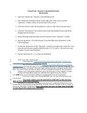 Image result for Enzyme-Controlled Reactions Virtual Lab Key