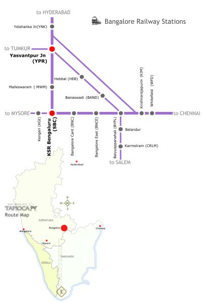 Railway Stations in Bangalore
