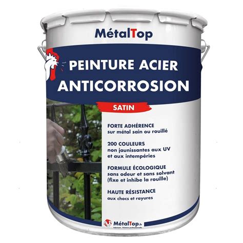 Peinture Acier Antico - Bleu violet - RAL 5000 - 15 L - Métaltop ...