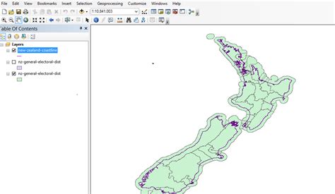 ArcMap File Clip Shapefile 的图像结果