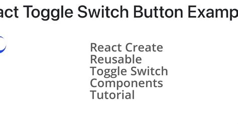 Create Toggle Button in React 的图像结果