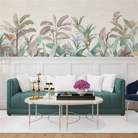 Flora & Fauna Wallpaper for Panel Walls