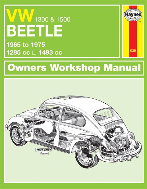 VW Beetle 1300 & 1500 (65 - 75) Haynes Repair Manual - Digital Edition ...
