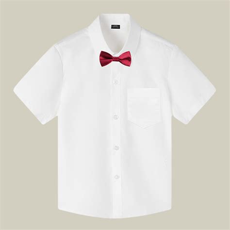 Kid Boys Button Down Shirts White Dress Shirt for Boys Graduation ...