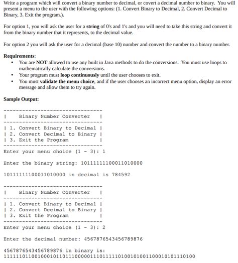 Java Program to Convert a Number to Binary 的图像结果