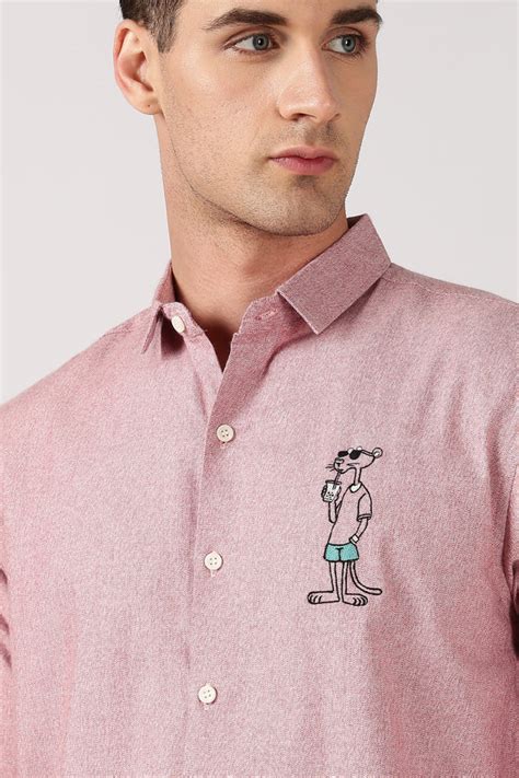Buy Mens Embroidered Shirts Online - Hamptons