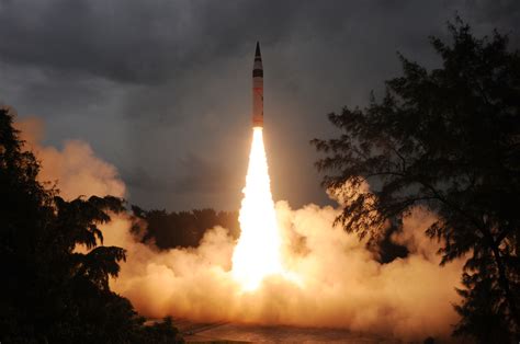 DRDO Reports Successful Test-Flight Of Its Nuclear-capable Agni-5 ...