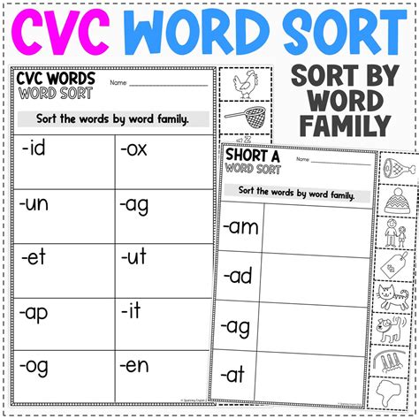 Image result for CVC Word Sort
