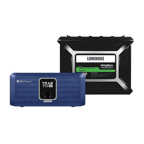 Luminous Zolt 1100+AMP Box AB18060 Combo - 900VA/12V Pure Sine Wave ...