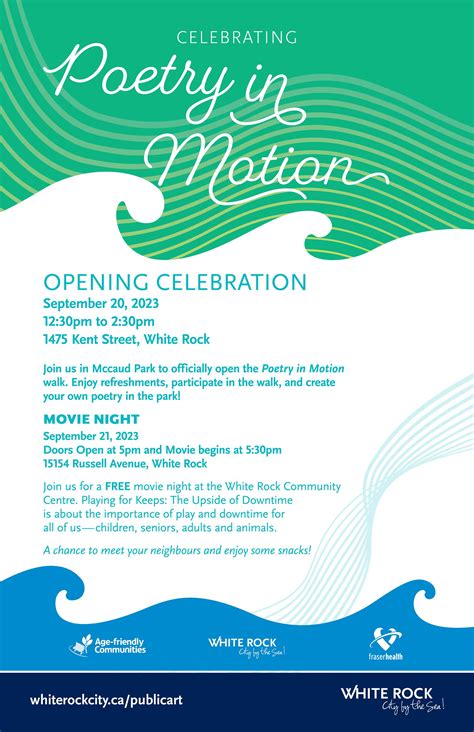 Calendar • Poetry in Motion