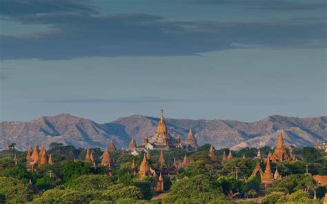 Download Ancient Bagan City Burma Wallpaper | Wallpapers.com