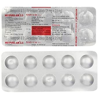 Metpure-AM 2.5 - Strip of 10 Tablets : Amazon.in: Health & Personal Care