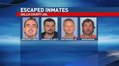 Deputies: Four inmates overpowered guards, escaped Gallia County Jail