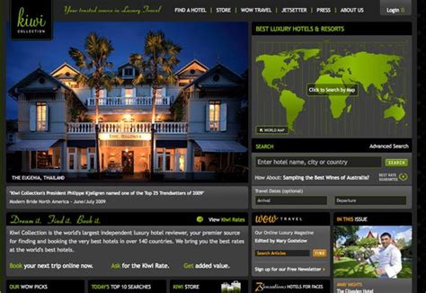 50个漂亮的酒店网站设计欣赏(2) - 设计之家