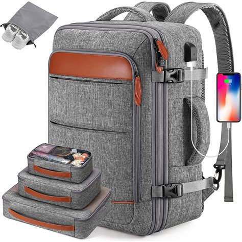 Amazon.com: Bagsure Travel Backpack, 42L Carry on Luggage, Flight ...