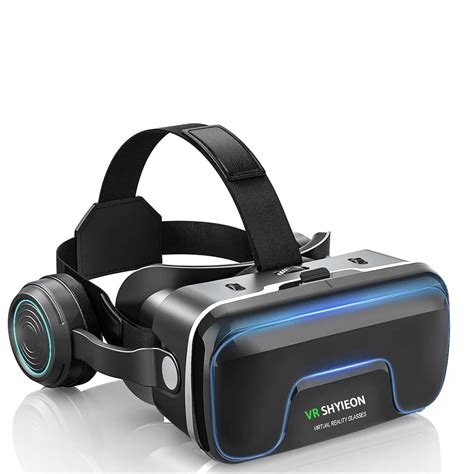 VR Headset for Phone, Virtual Reality Headsets 110° FOV, Anti-Blue ...